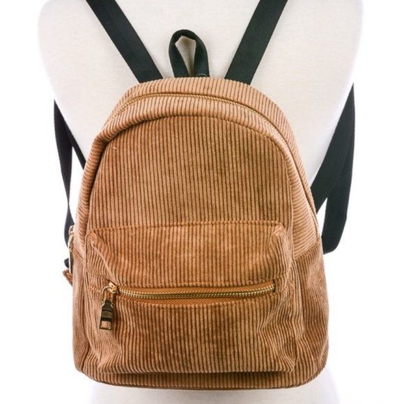 ❗️One  left❗️Corduroy Camel Backpack - Picture 4 of 6
